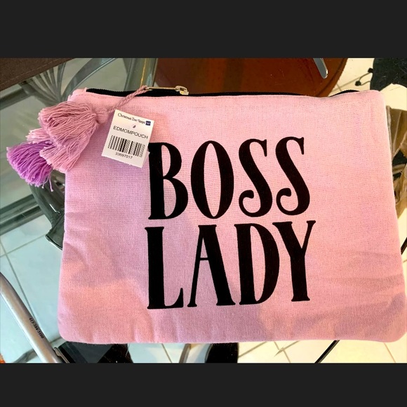 New Makeup Pouch, Boss Lady, W/tassel, new - Picture 1 of 1